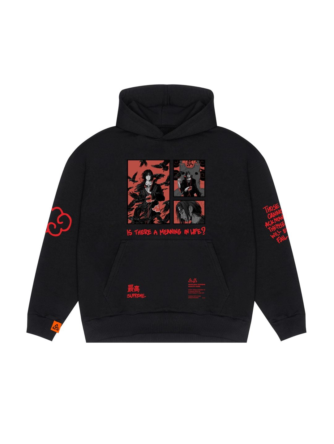 Худи Supreme Itachi VOL 3, аниме Наруто