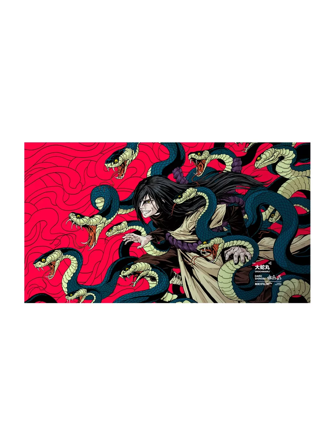 Постер Orochimaru snakes, аниме Наруто