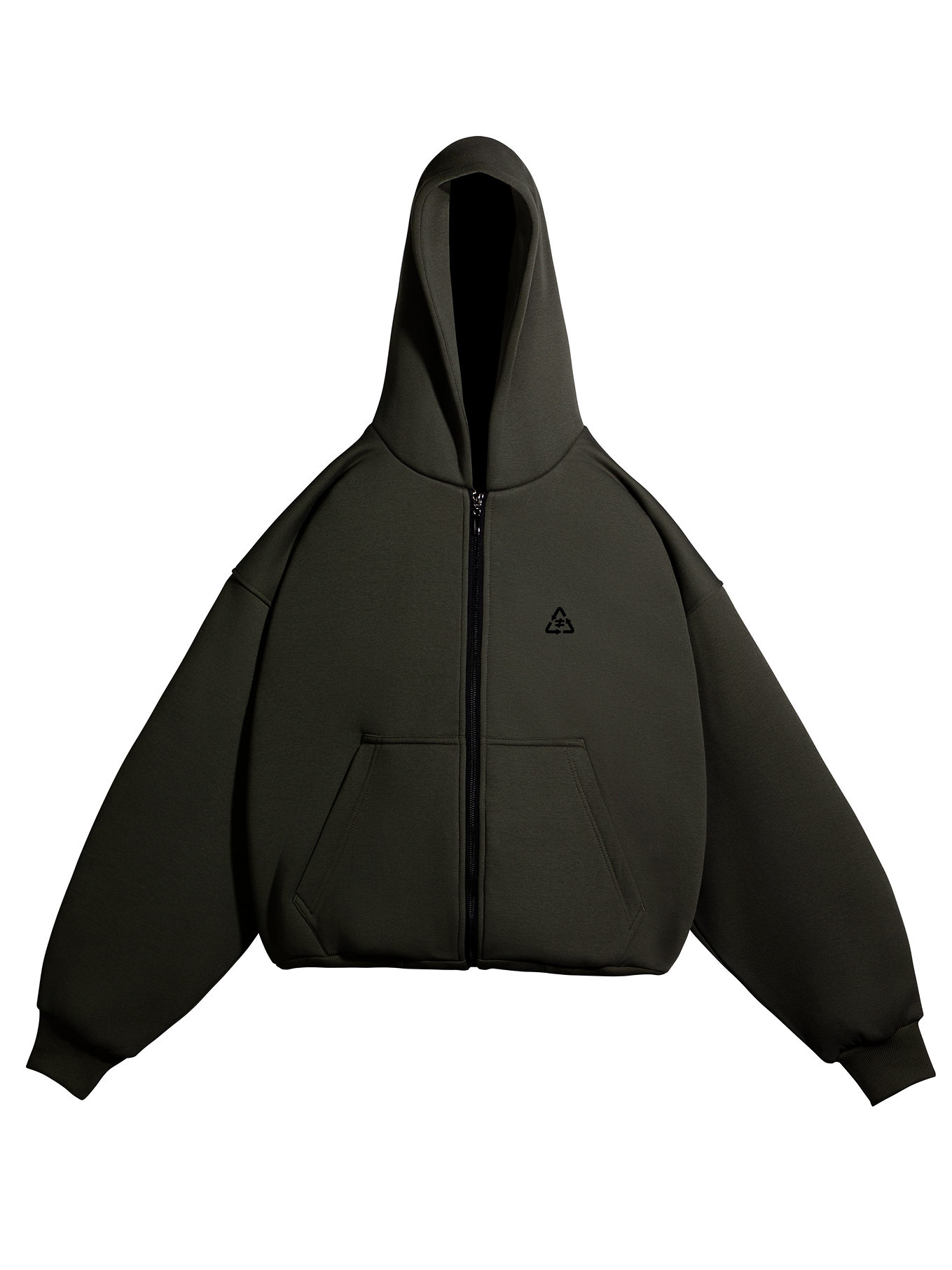 ХУДИ НА МОЛНИИ | DARK GREEN  (ТЕМНО-ЗЕЛЕНЫЙ)