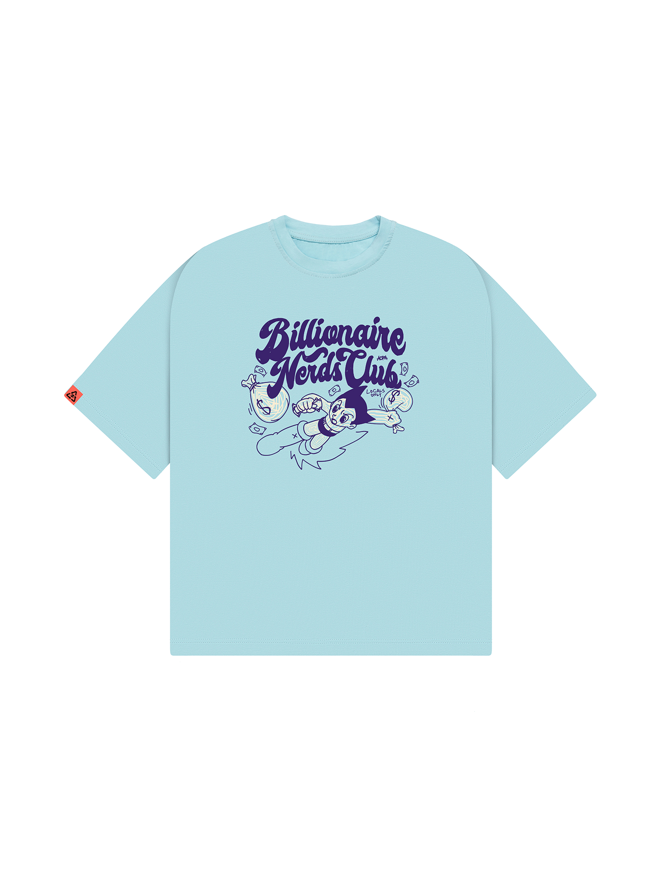 ФУТБОЛКА | NERD$CLUB AQUA  (ИНТЕЛЛЕКТУАЛЬНЫЙ КЛУБ, ГОЛУБОЙ)