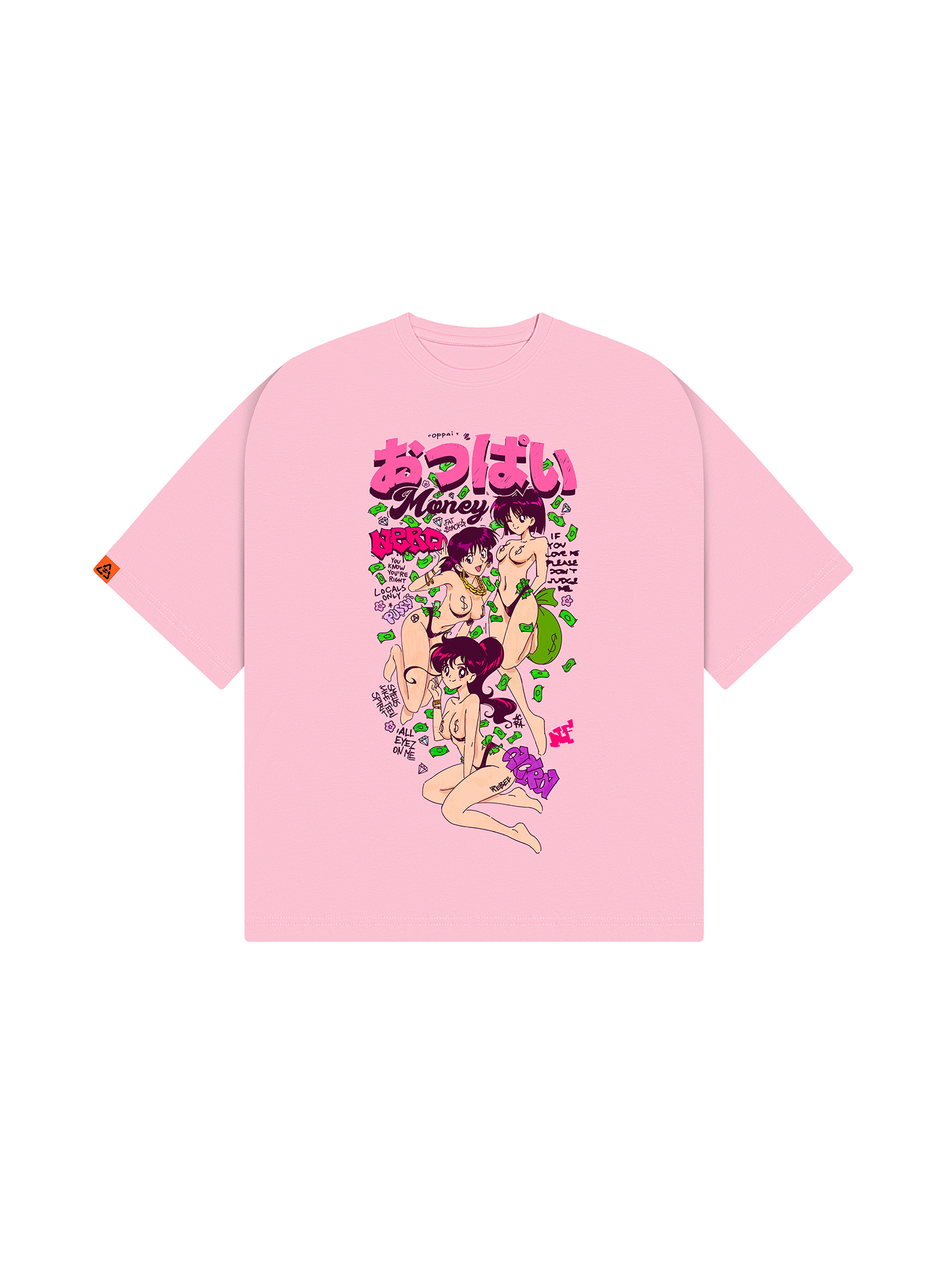 ФУТБОЛКА | OPPAI PINK  (БОЛЬШАЯ СИЛА, РОЗОВЫЙ)