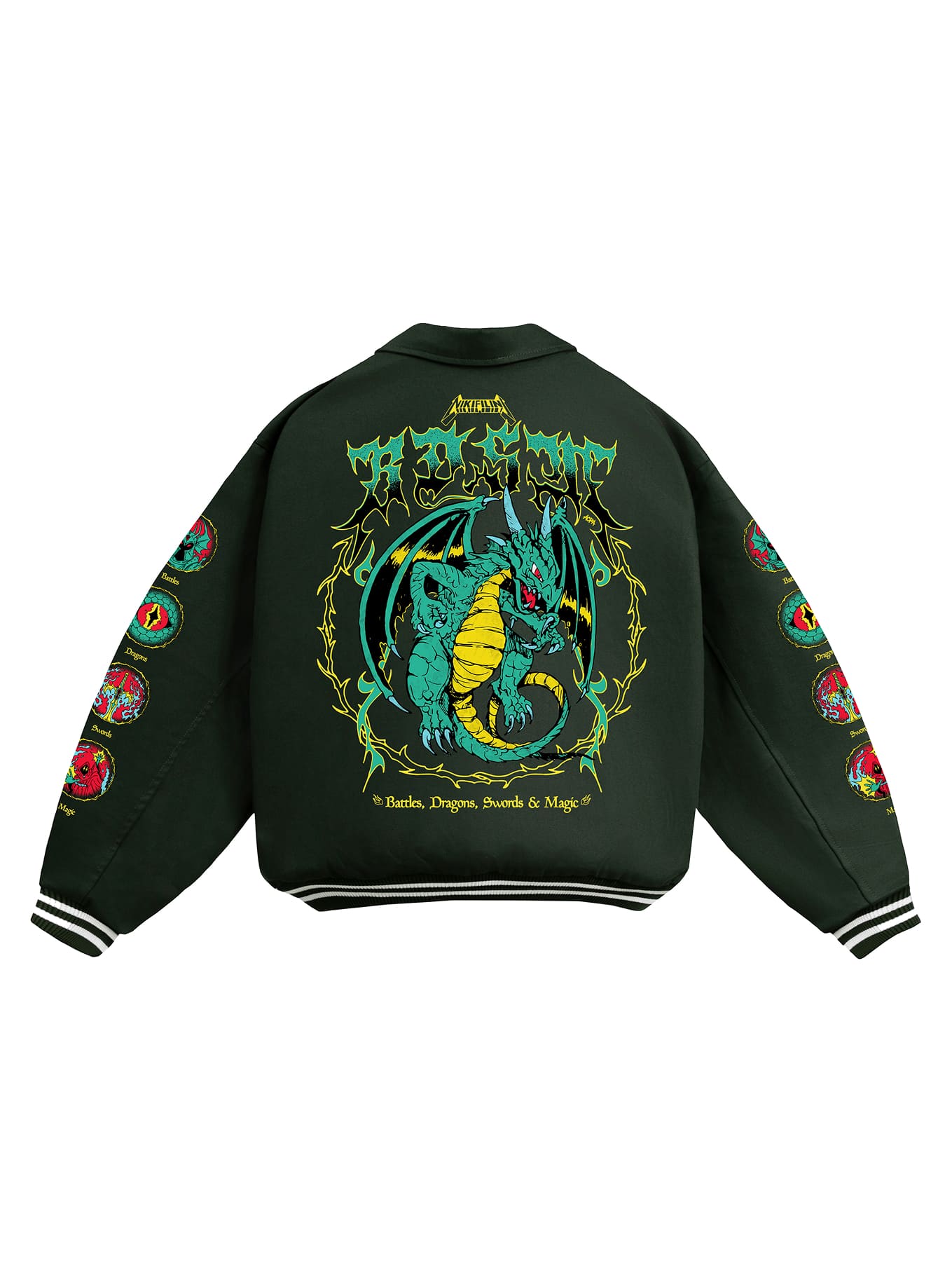 ДЖИНСОВЫЙ БОМБЕР | BDSM GREEN  (ИГРЫ НА СТОЛЕ, ЗЕЛЕНЫЙ)