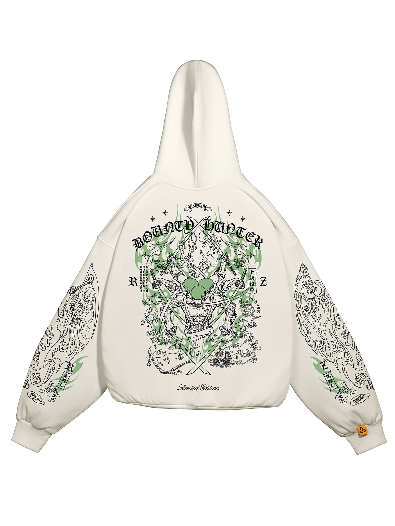 ХУДИ НА МОЛНИИ | SANTORYU (R)  (СТИЛЬ ТРЕХ МЕЧЕЙ)