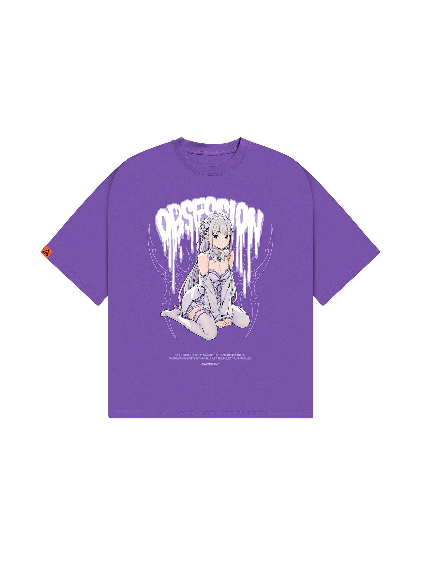 ФУТБОЛКА | EMILIA’S CHARM VLT  (ОЧАРОВАНИЕ ЭМИЛИИ, ФИОЛЕТОВЫЙ)