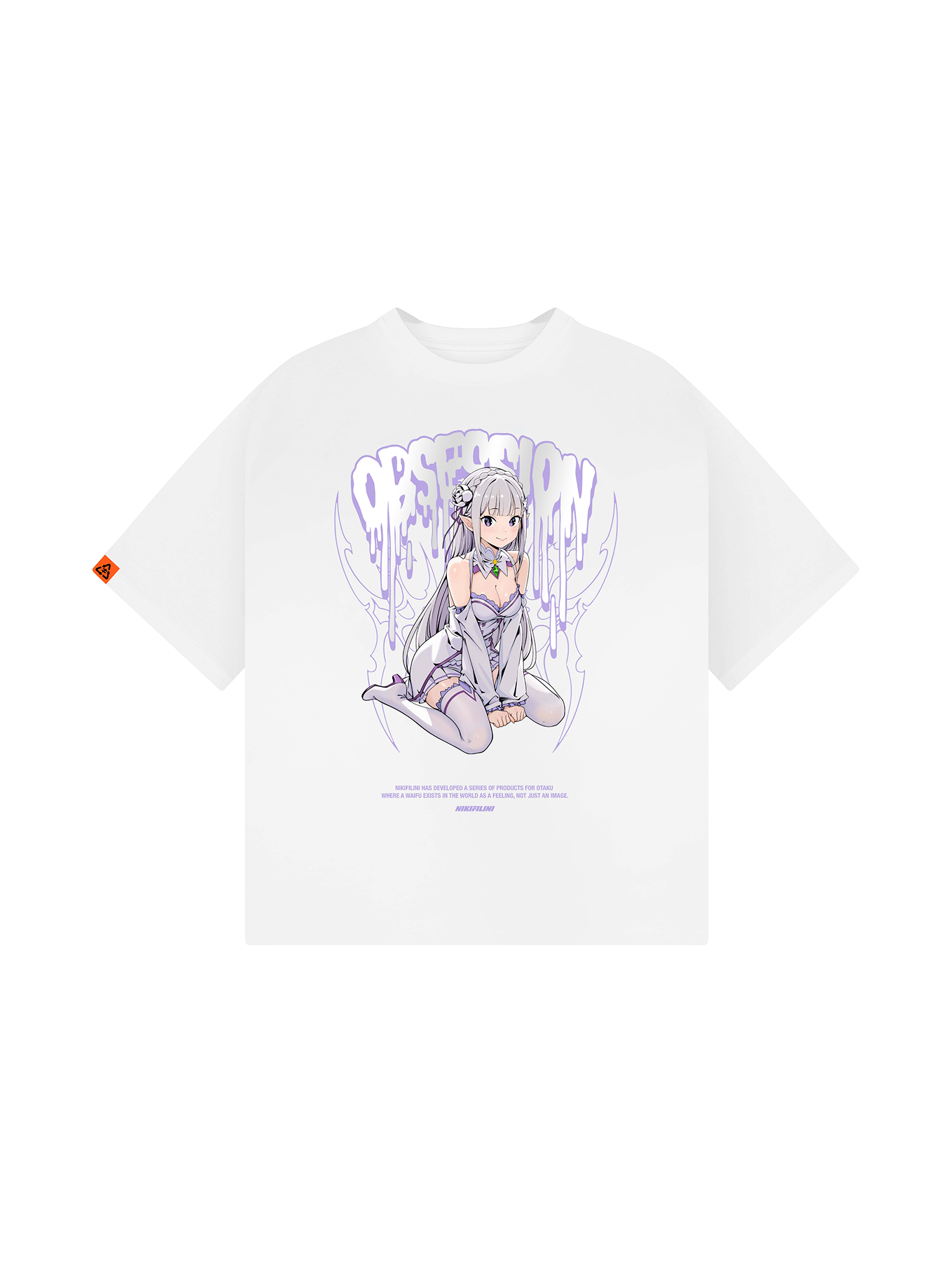 ФУТБОЛКА | EMILIA’S CHARM WHT (ОЧАРОВАНИЕ ЭМИЛИИ, БЕЛЫЙ)