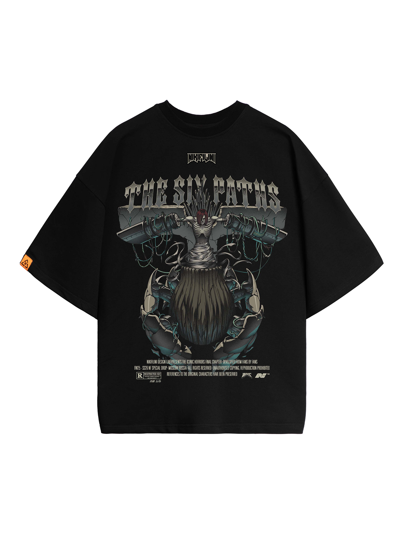 ФУТБОЛКА ШИРОКАЯ | NAILED IN ETERNITY (ПРИКОВАННЫЙ В ВЕЧНОСТИ)